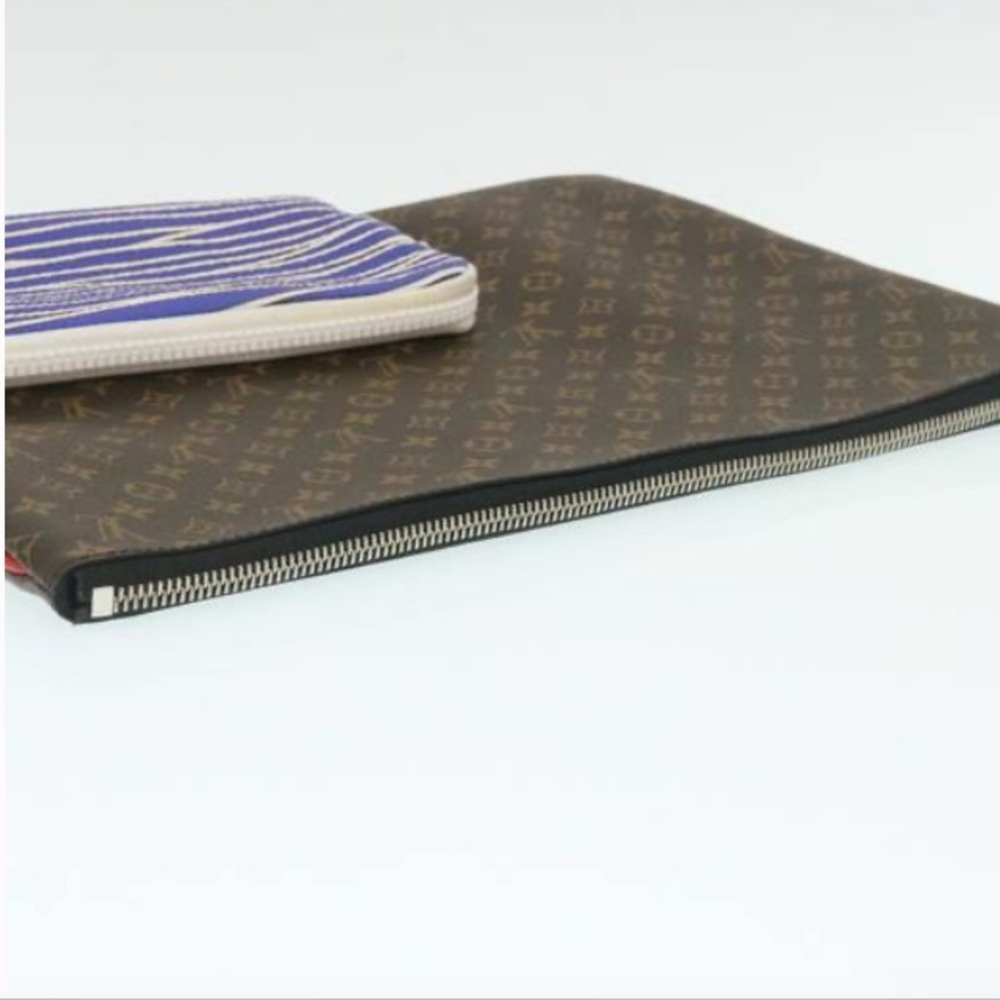 🕹️ Louis Vuitton 🕹️ Monogram A4 Multipocket Pochette Clutch/Laptop Bag NWT - Picture 6 of 16